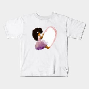 Love Little Black Queens Kids T-Shirt